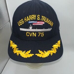 USS Harry S. Truman CVN-75 Navy Ship Hat The Corps Embroidered Scrambled Eggs